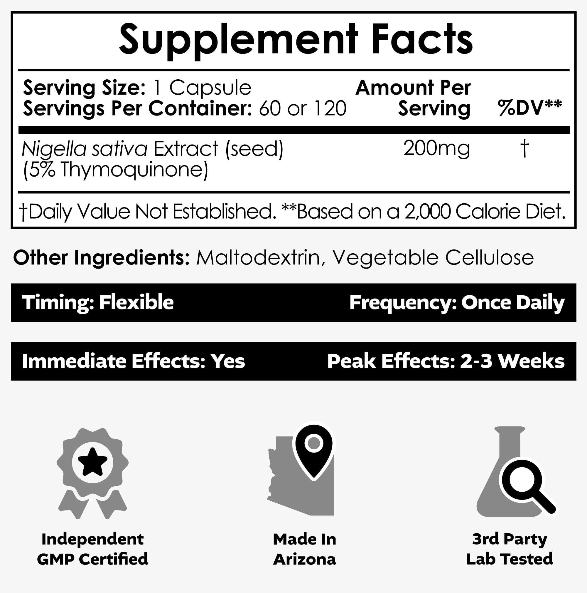 Amazon.com: Nootropics Depot Nigella Sativa Extract Capsules